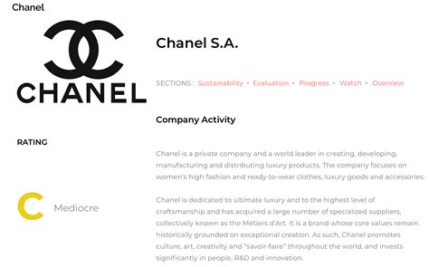 mission statement chanel|Chanel sustainability report.